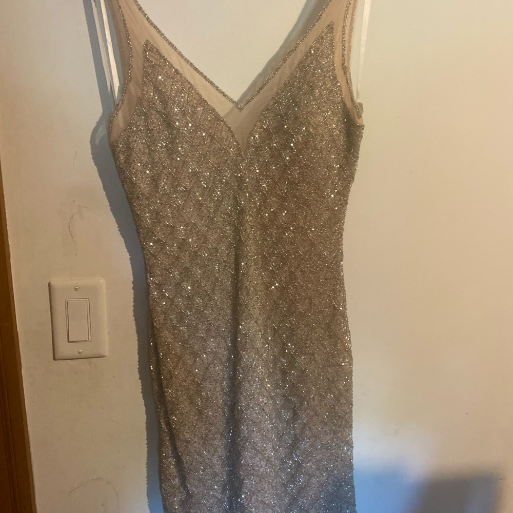 Gold bead dress
